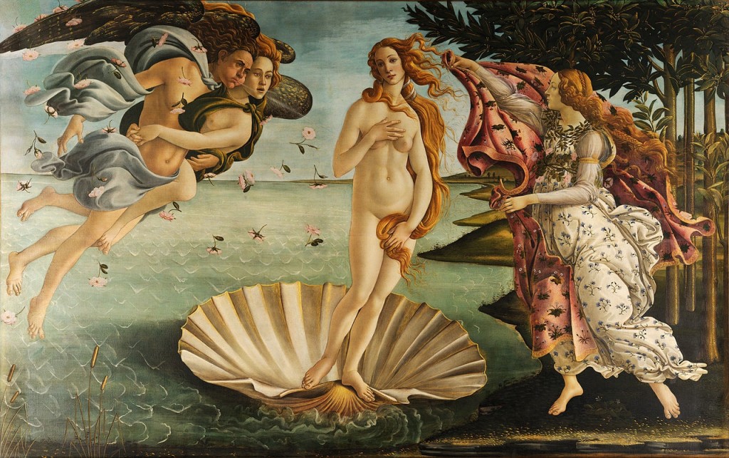Sandro Botticelli - O nascimento de Venus